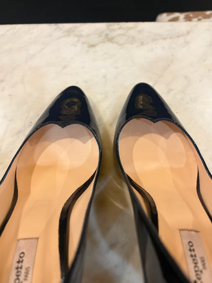 Repetto France Heart Cut High Heels (Size 38)