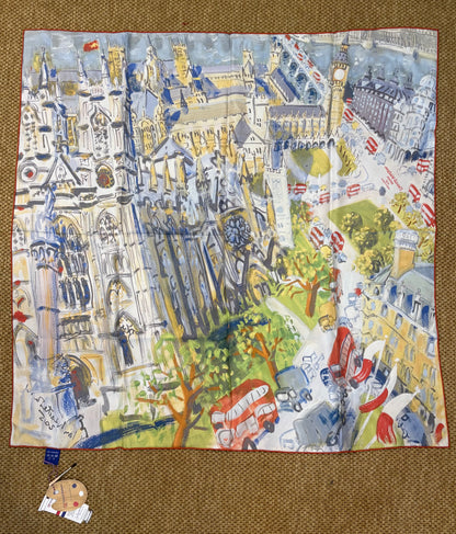David Watson Limited Edition 90cm Silk Scarf