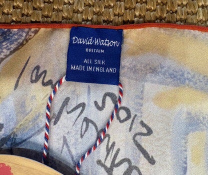 David Watson Limited Edition 90cm Silk Scarf
