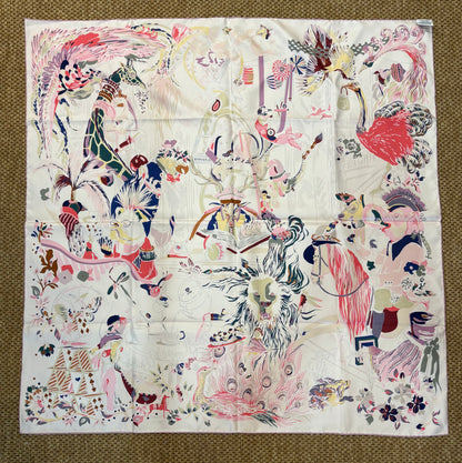 Hermes "Emile Et Une Nuit"  90cm Silk Scarf