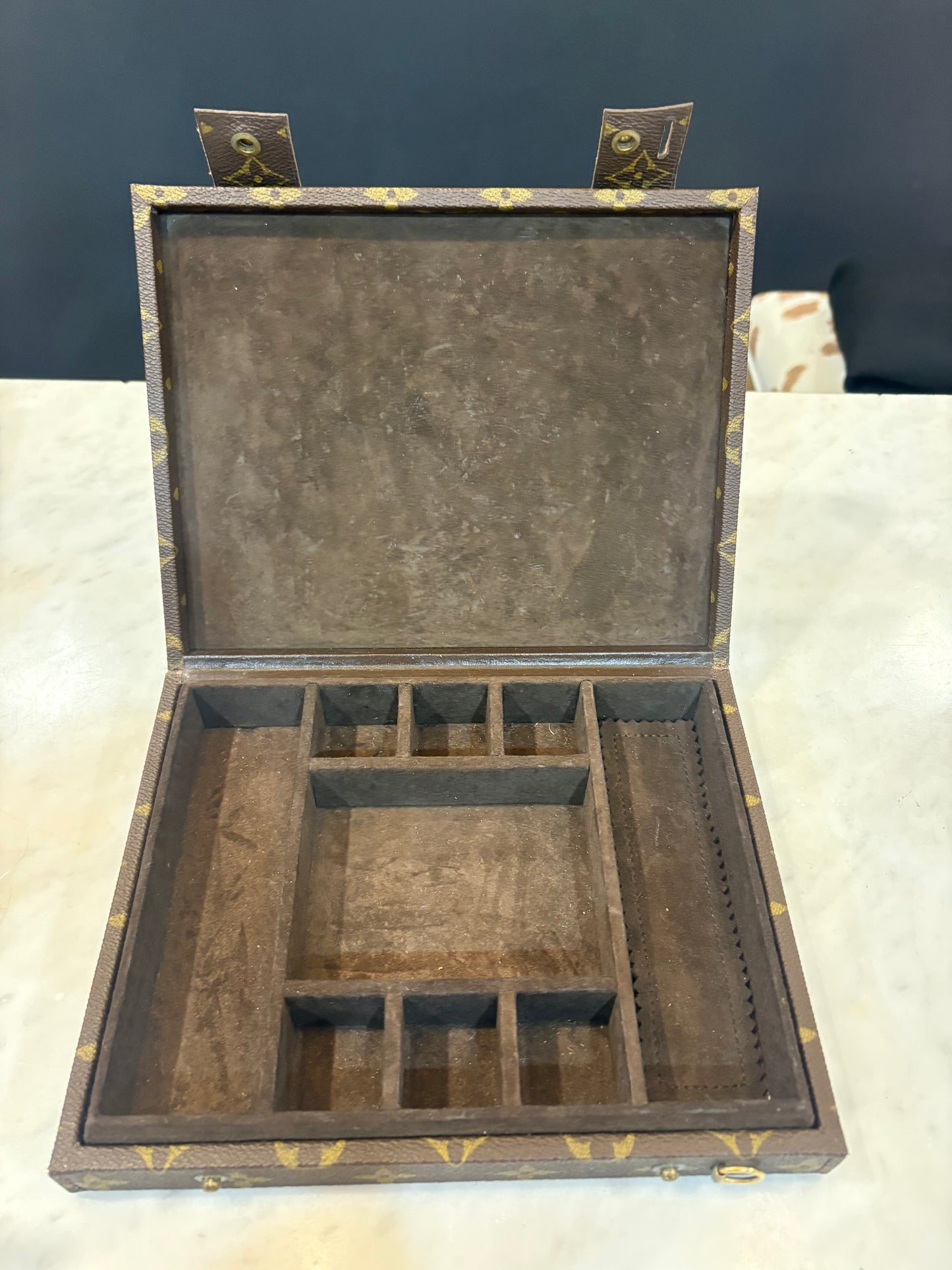 Vintage 1980s Louis Vuitton "Boite A Bijoux" Jewelry Case