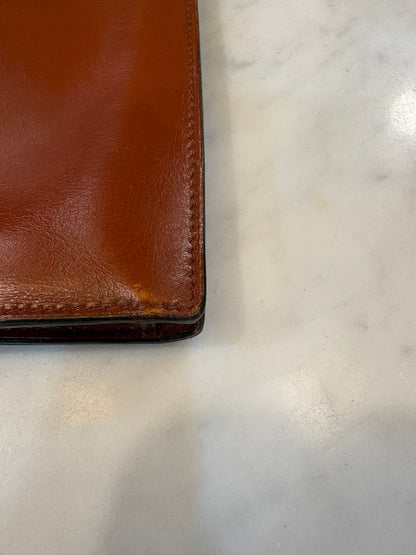 Vintage 1980s Hermes Box Leather Wristlet
