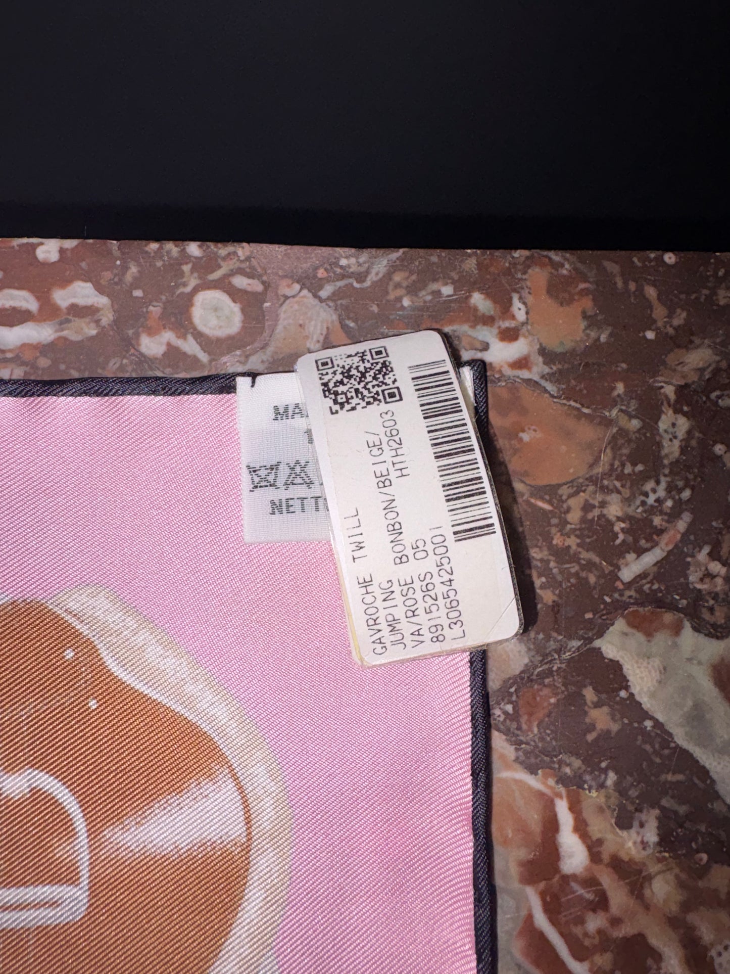 Hermes Cavroche 45cm Silk Jumping Scarf In Pink