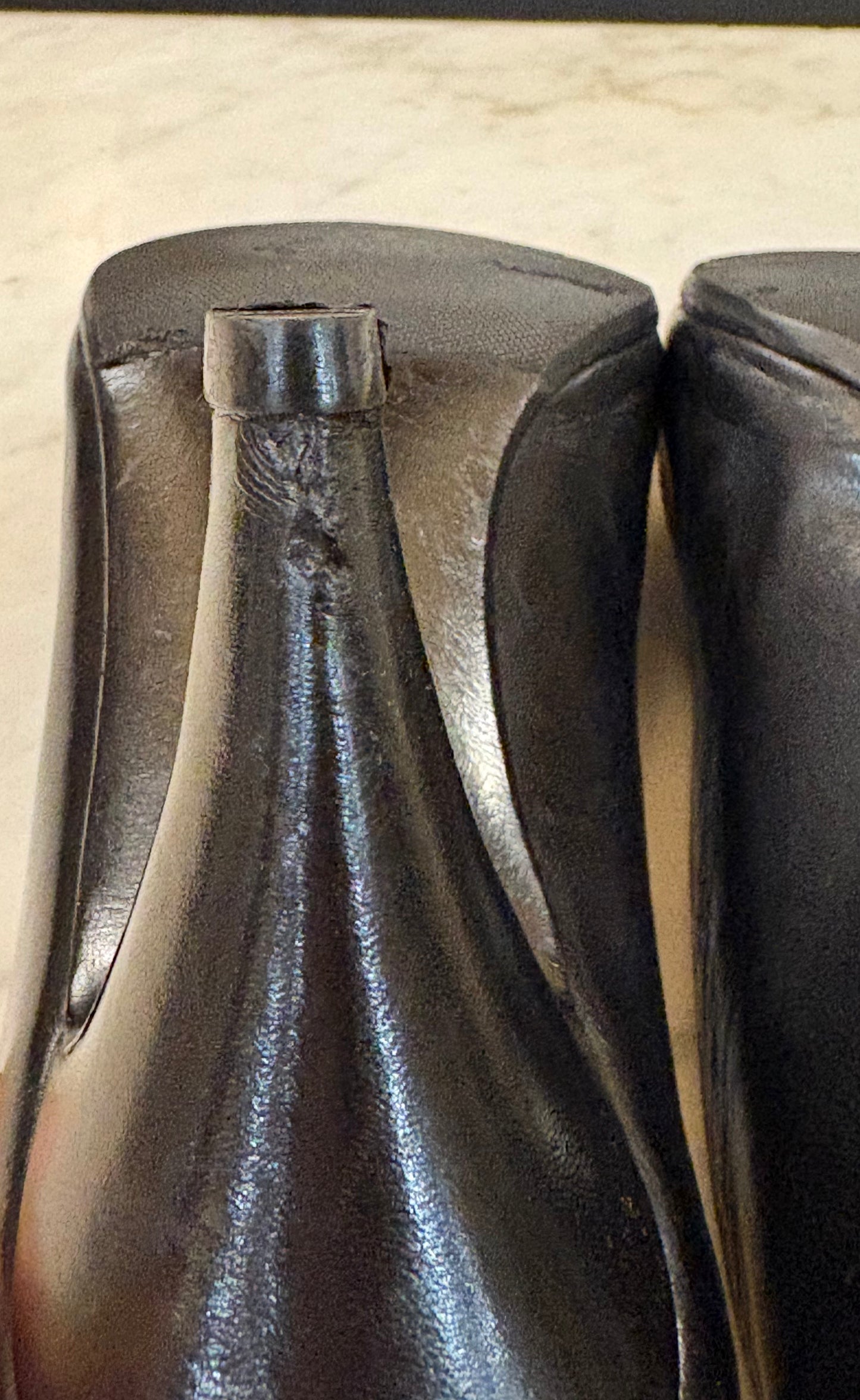 Vintage Chanel Patent Toe Pumps (Size 7)