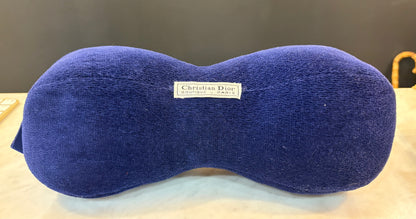 Vintage Blue Christian Dior Neck Pillow