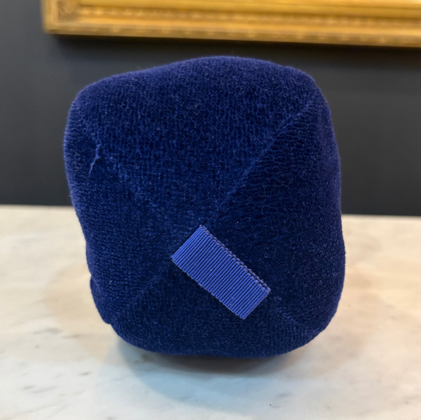 Vintage Blue Christian Dior Neck Pillow