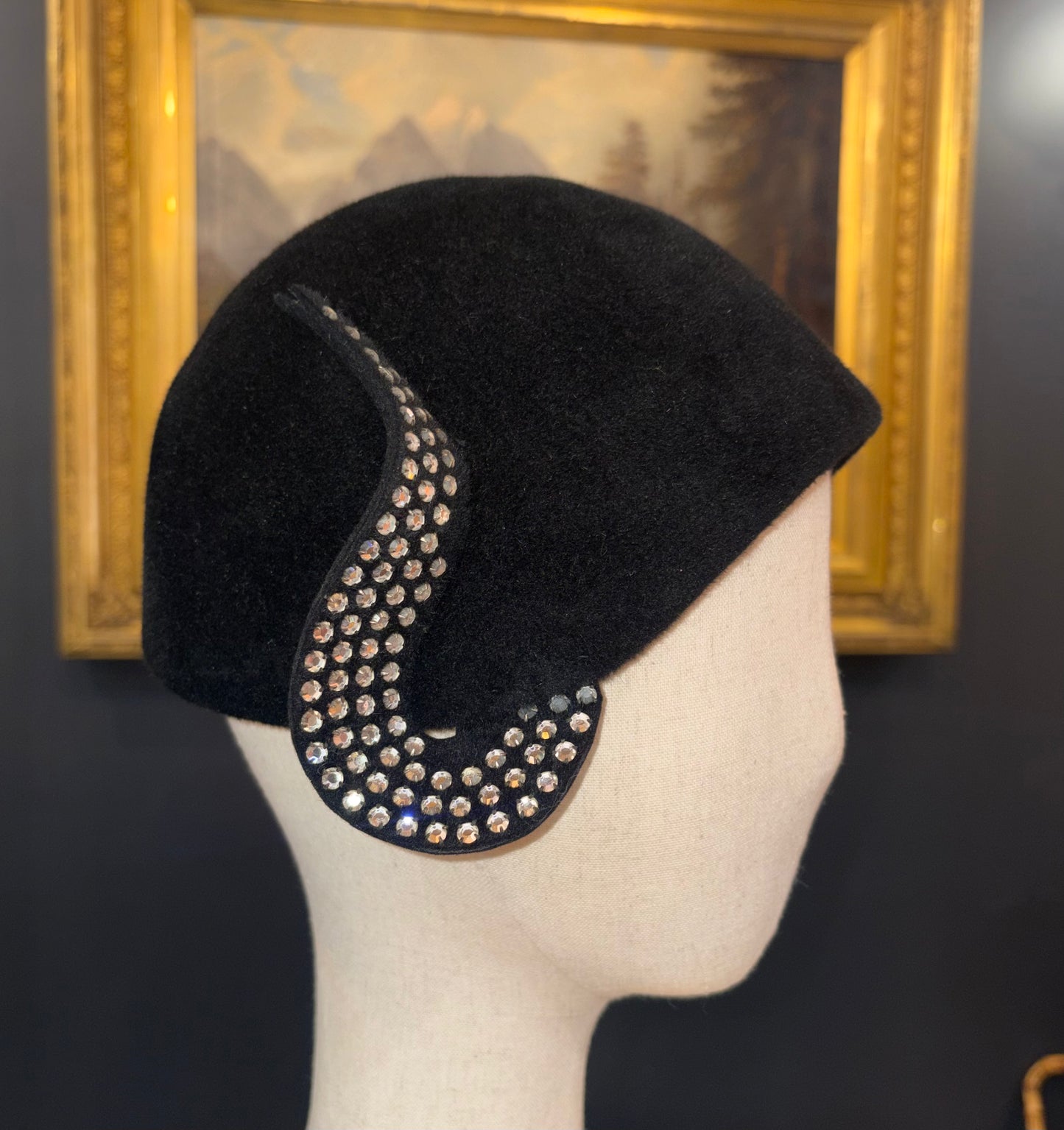 Vintage Frank Olive Art Deco Style Hat