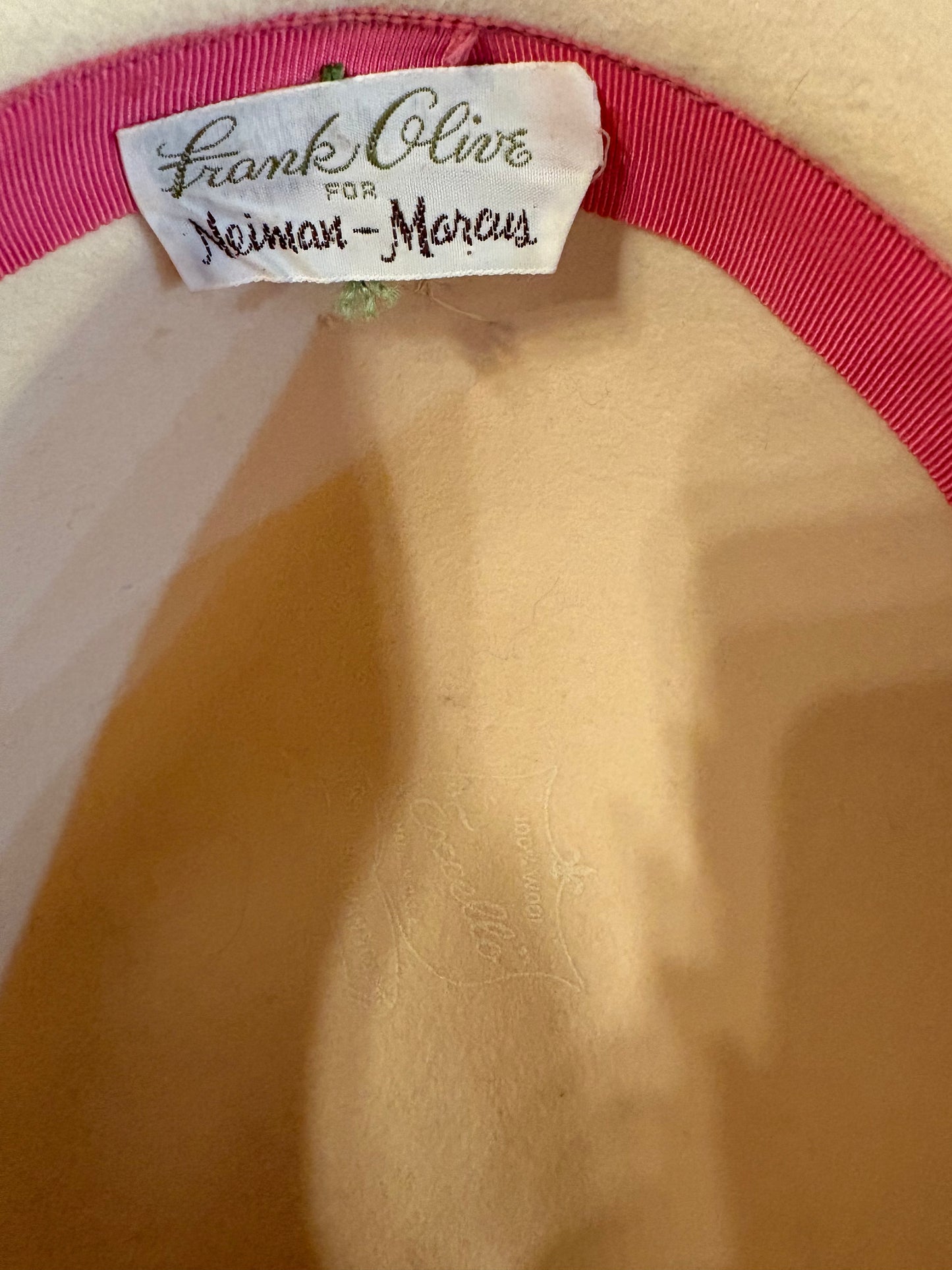 Vintage Frank Olive For Neimen Marcus Felt Hat