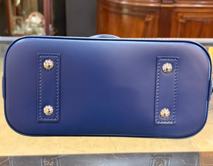 Louis Vuitton Small Alma BB In Navy Epi Leather