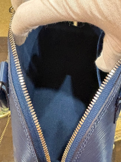 Louis Vuitton Small Alma BB In Navy Epi Leather