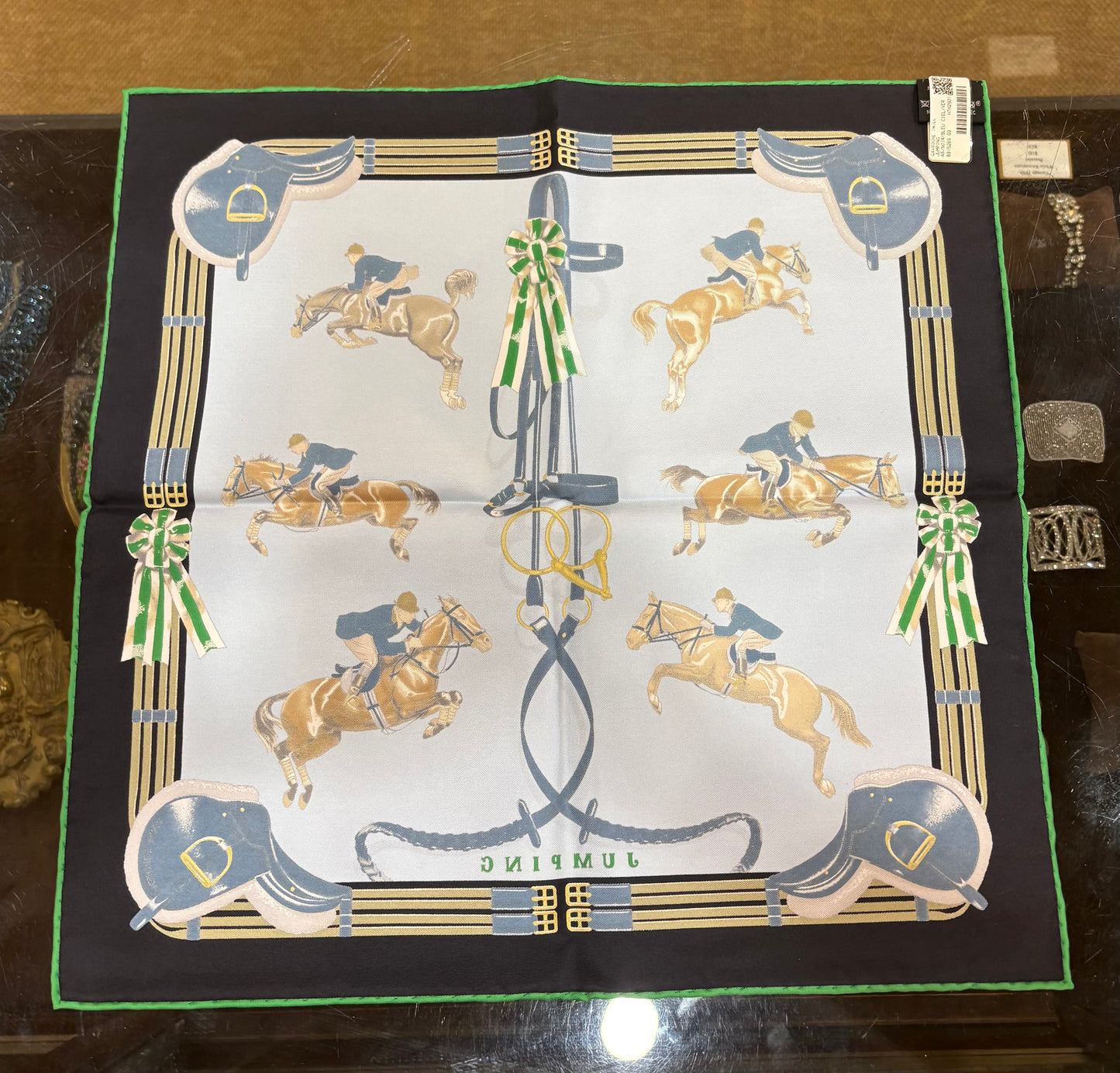 Hermes Jumping Scarf 45cm by Philippe Ledoux