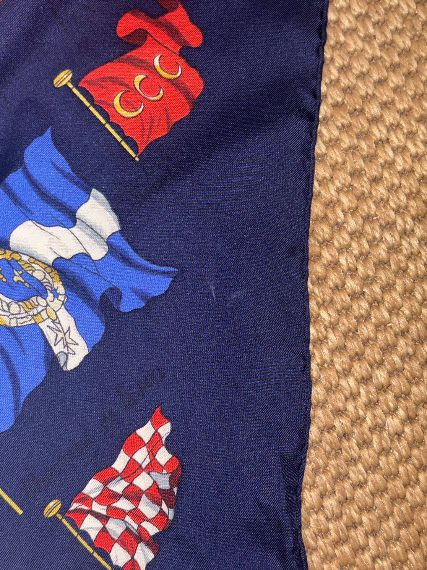 Hermes "Pavois" 90 cm Silk Scarf