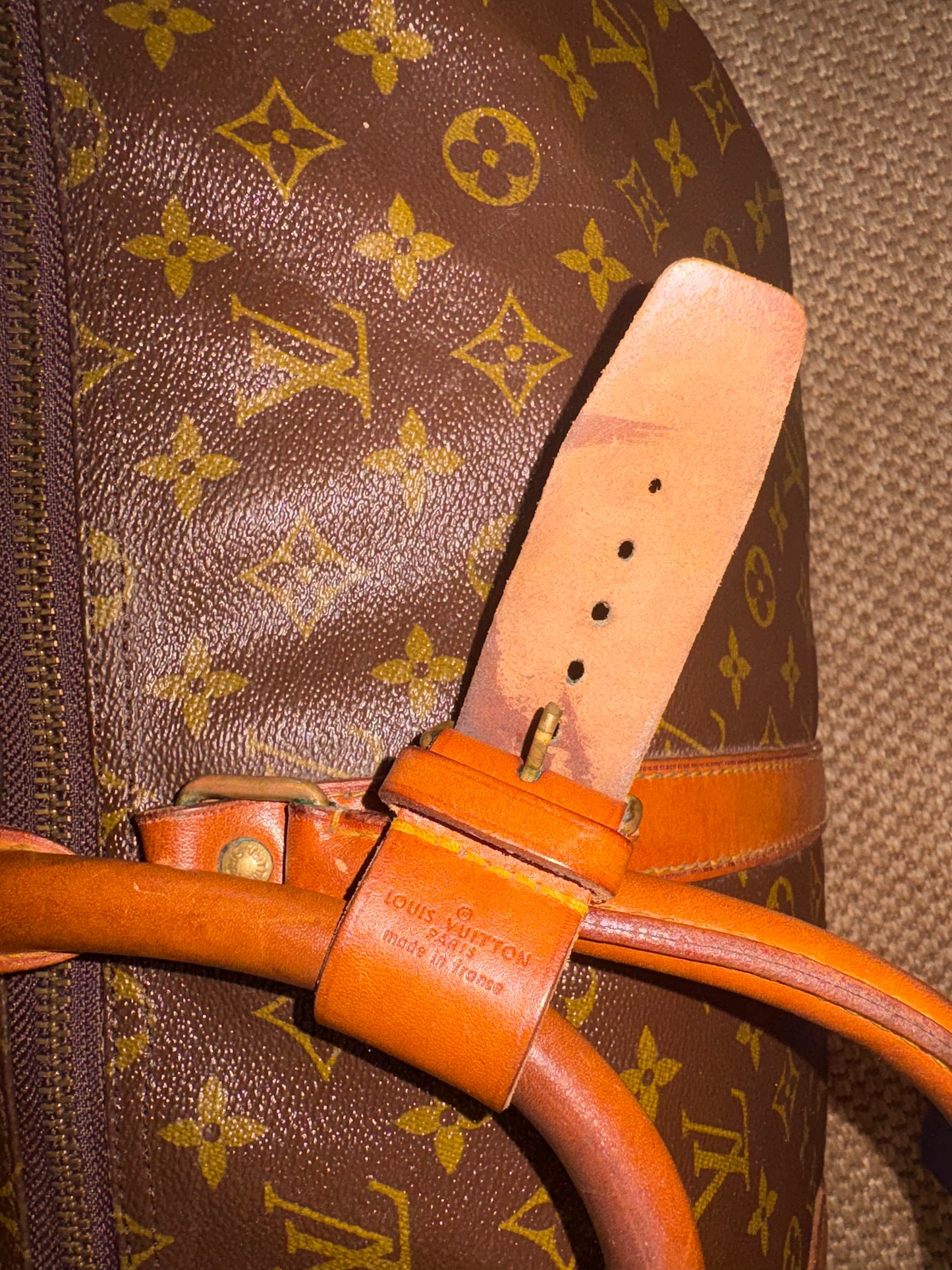 Vintage 1980s Monogram Louis Vuitton Duffle Bag
