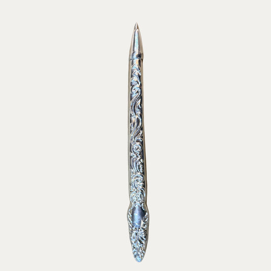 Vintage Style Silver Pen
