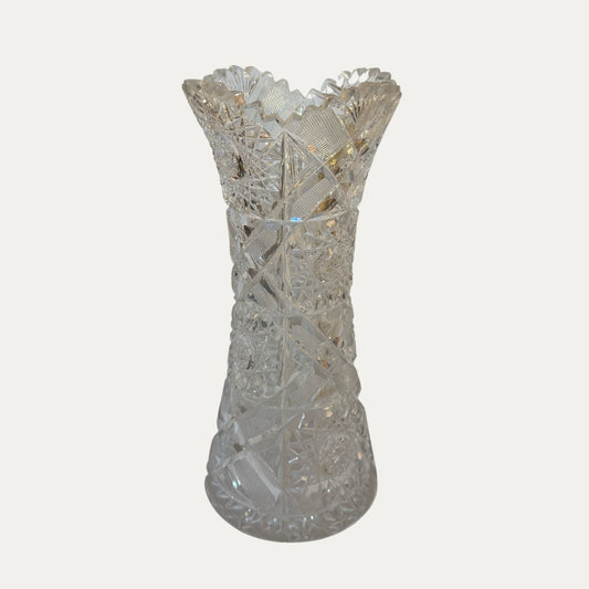Vintage Royal Doulton Antique Crystal Vase