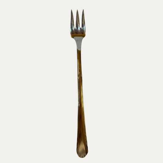 Vintage Silver Plate Seafood Fork Set of Seven (7)