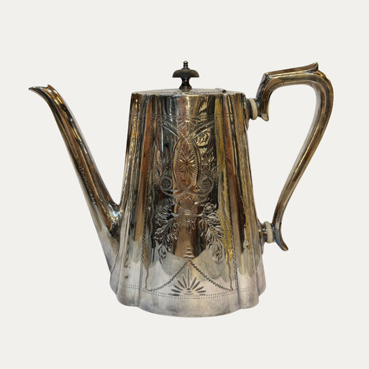 Antique Silver Plated Coffee Pot