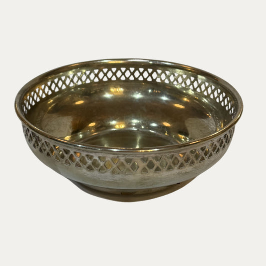 Vintage Sterling Silver Trinket Dish