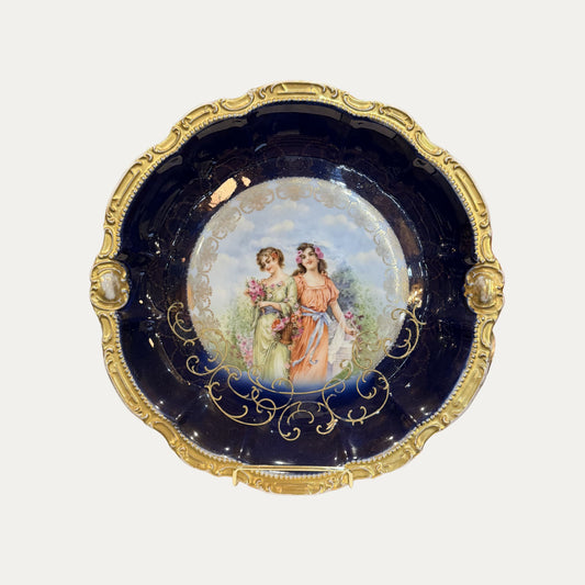 Antique 19th Century Bavarian Cabinet Plate