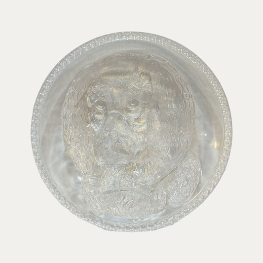 Antique 1880s Pressed Glass Rare of a Dog