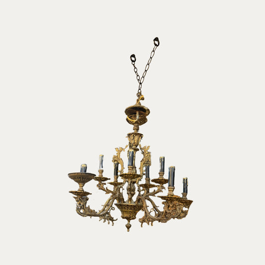 19th Century French Empire Style Chandelier
