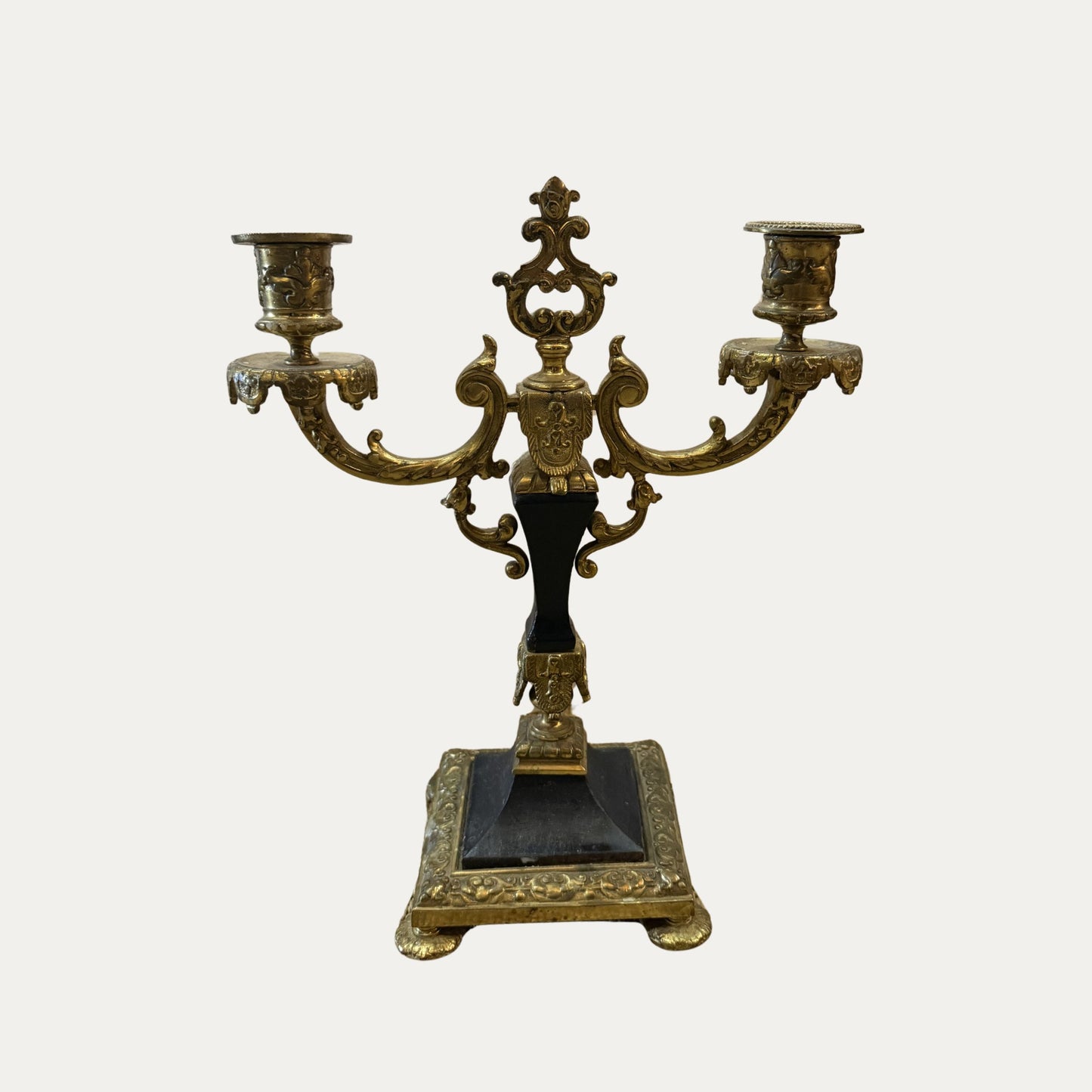 Antique Pair (2) French 19th Century Candleabras