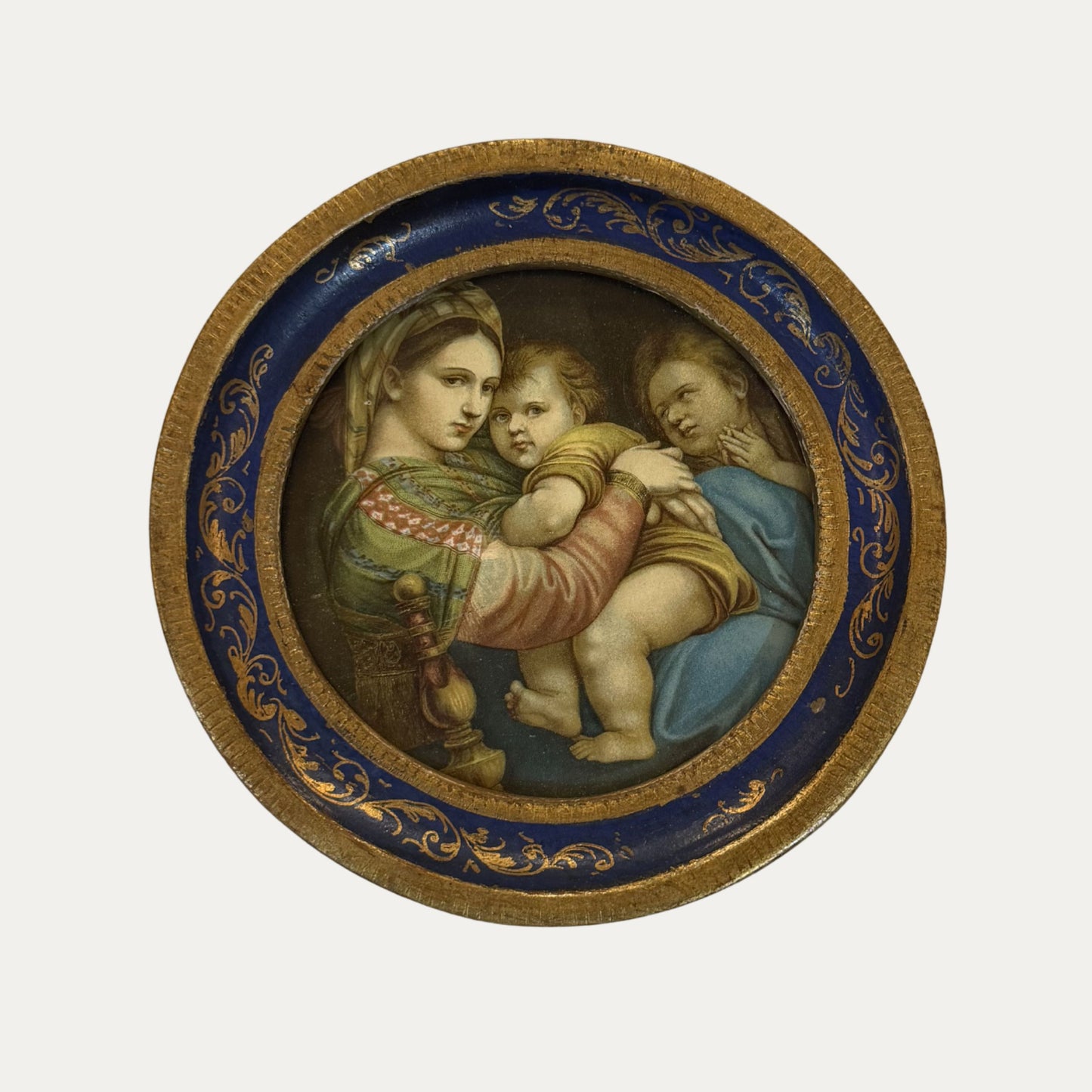 19th Century Madonna and Child Lithograph