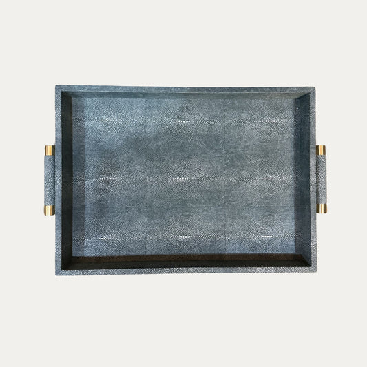 Aerin Lauder Green Shagreen Large Tray