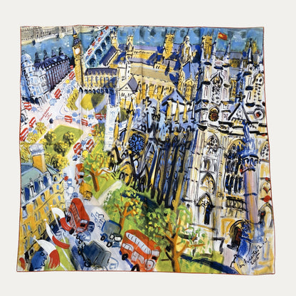 David Watson Limited Edition 90cm Silk Scarf