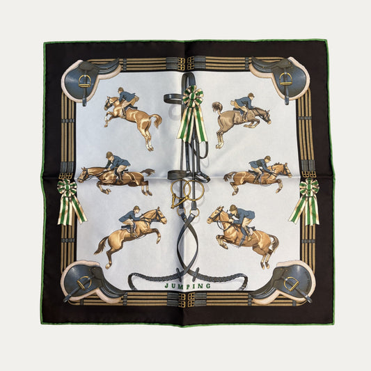 Hermes Jumping Scarf 45cm by Philippe Ledoux