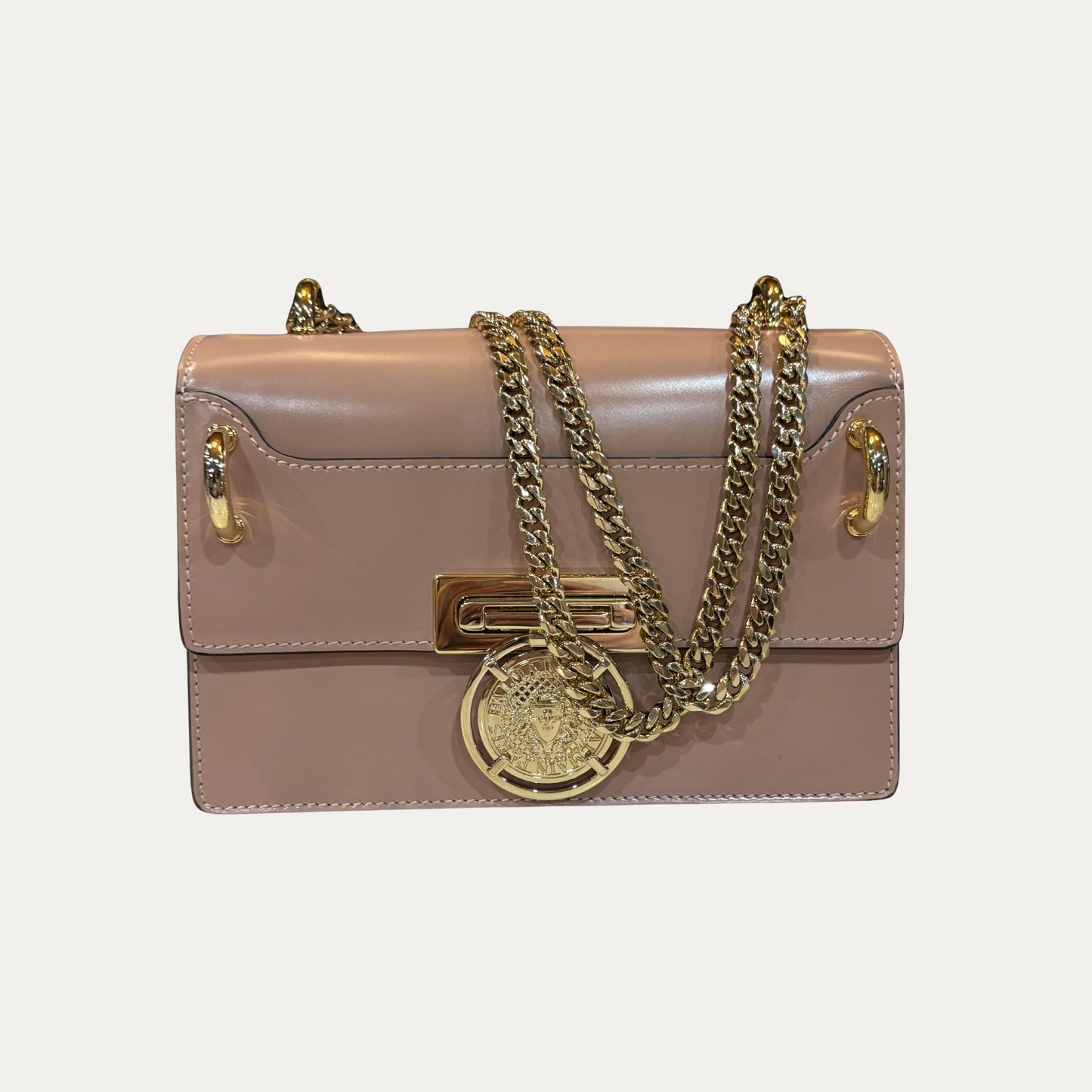 Balmain Paris BBox 20 Leather Shoulder Bag