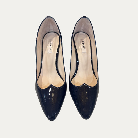Repetto France Heart Cut High Heels (Size 38)